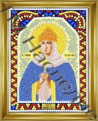 алмазная вышивка икона святой Ольги