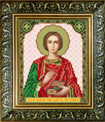 Вышивка Икона Святой Целитель Пантелеймон