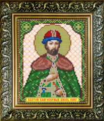 Икона Святой Олег вышивка.