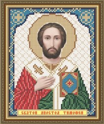 Икона Святой Апостол Тимофей вышивка.
