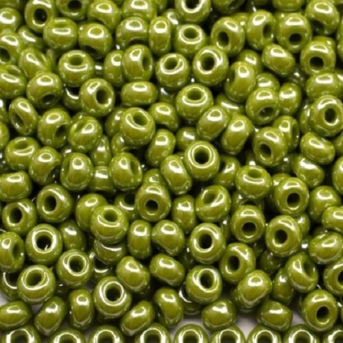Бисер 10-58430  зеленый Preciosa  