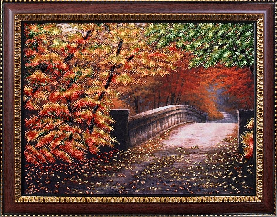 Осенний мостик набор для вышивания бисером