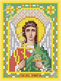 Икона Святой Ангел Хранитель вышивка.