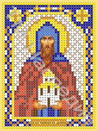 Вышивка Икона Святой Князь Даниил