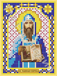 Вышивка Икона Святой Кирилл 