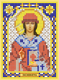Вышивка Икона Святой Никита 
