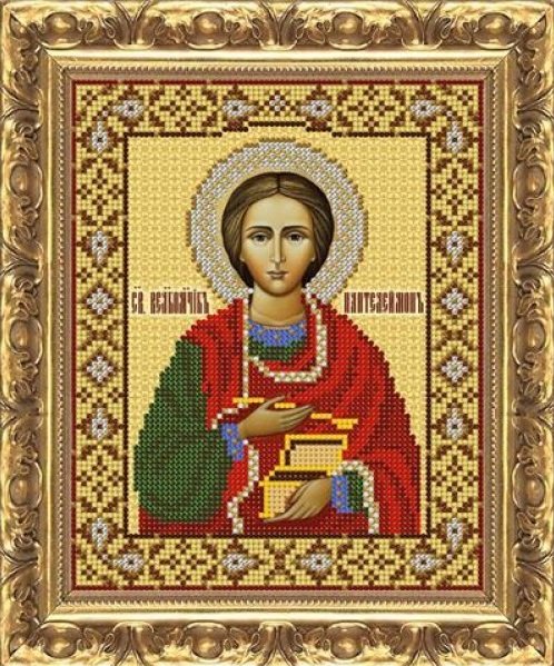 Икона Святой Пантелеймон Целитель. IP-119.