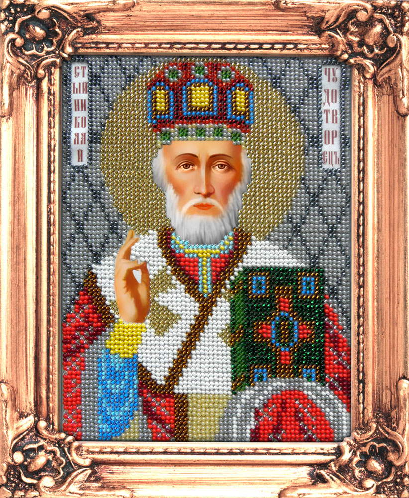Вышивка Святой Николай Чудотворец