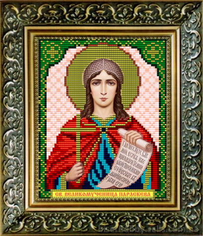 Вышивка Икона Святая Параскева