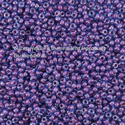 Бисер 61018 синий-фиолетовый Preciosa 