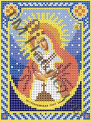 Вышивка Икона Остробрамская Образ Пресвятой Богородицы.