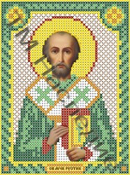 Вышивка Икона Руслан Священномученик Рустик.