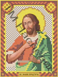 Икона Иоанн Креститель вышивка. 