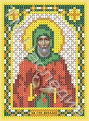 Вышивка Икона Святой Виталий