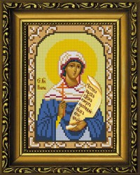 Икона Святая Илария (Илона) вышивка 