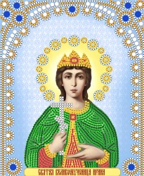 Икона бисером Святая Ирина