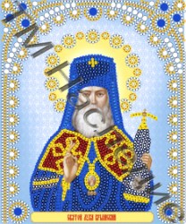 Икона бисером Святой Лука Крымский вышивка.