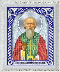 Икона бисером Святой Вадим