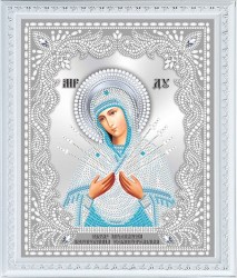 Икона Семистрельная Богородица бисером 