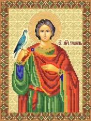 Икона Святой Мученик Трифон вышивка.