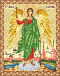 Святой Ангел Хранитель вышивка Икона.