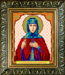 Икона Святая Анна вышивка.
