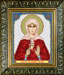 Икона Святая Лидия вышивка.