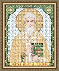 Икона Святой Апостол Тарасий вышивка.