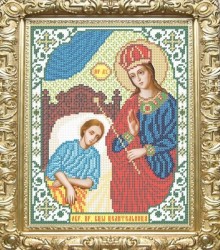 Икона бисером Богородица Целительница