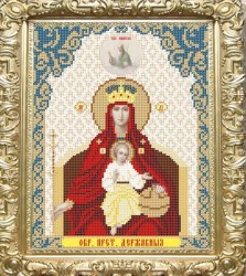 Икона бисером Богородица Державная