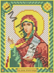 Икона Святая Анна вышивка бисером.
