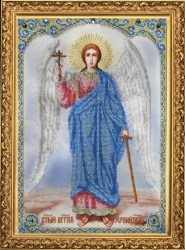 Икона Ангела Хранителя вышивка.